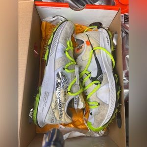 W NIKE ZOOM TERRA KIGER 5 white electric green